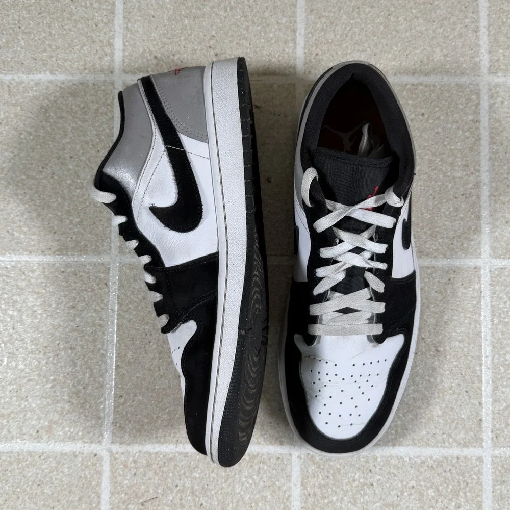 Nike Air Jordan 1 Low SE White Fire Red Black Matte Silver HF3148-106 Mens 10